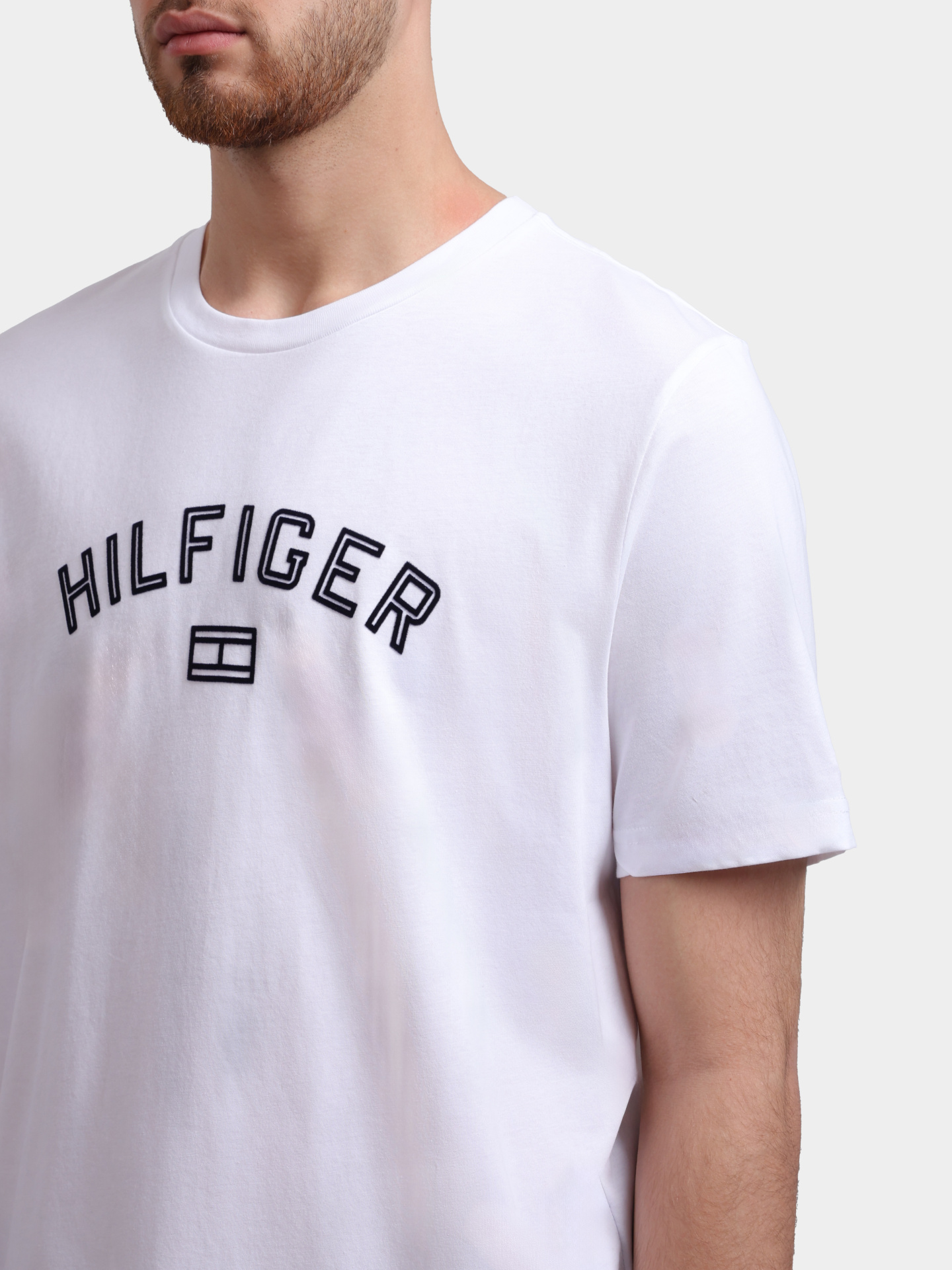 Футболка Tommy Hilfiger MW0MW39357 YBR хлопковая мужская — купить в интернет-магазине Verdistore