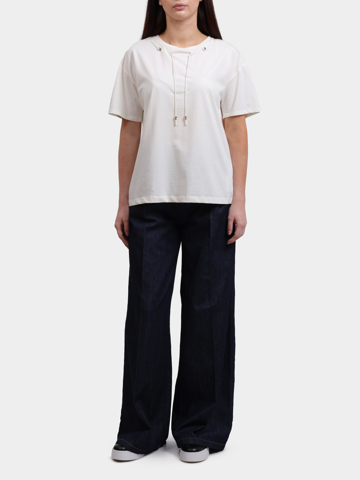 Футболка Liu-Jo TF5188 JS003 10103 хлопковая женская — купить в интернет-магазине Verdistore