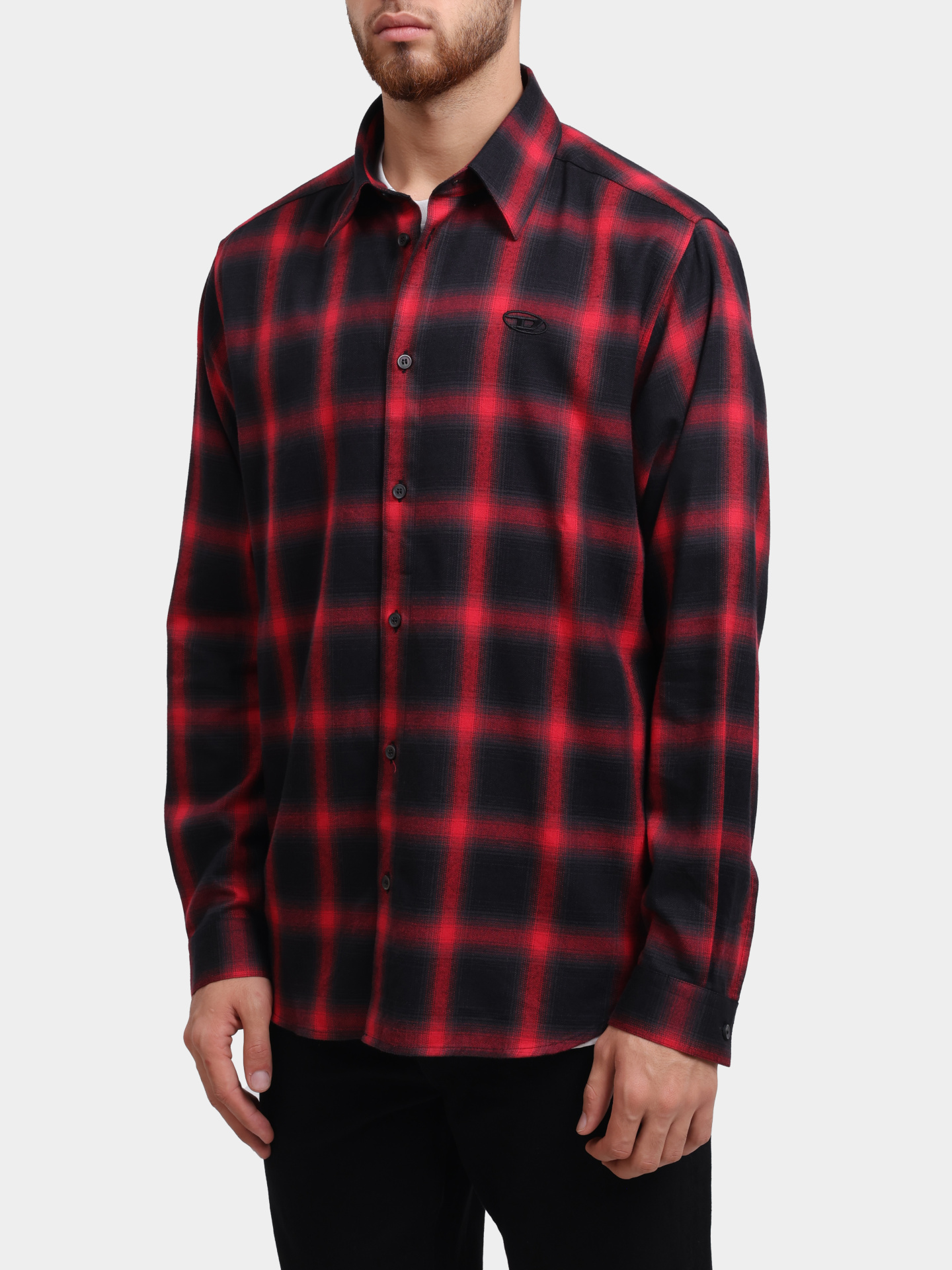 Рубашка Diesel A185020HGBT9XXA клетчатая мужская — купить в интернет-магазине Verdistore