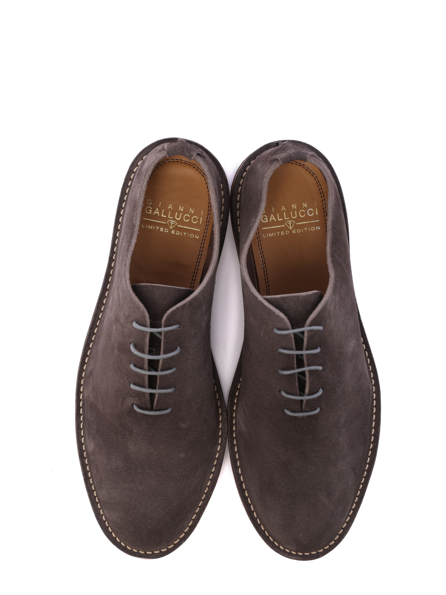 Туфли коричневые замшевые невысокие  — купить в интернет-магазине Verdistore