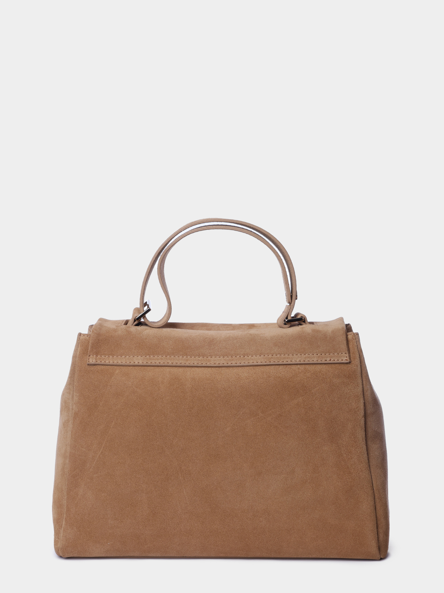 Сумка Orciani BT2006 SEN BIS женская замшевая с маленьким логотипом — купить в интернет-магазине Verdistore