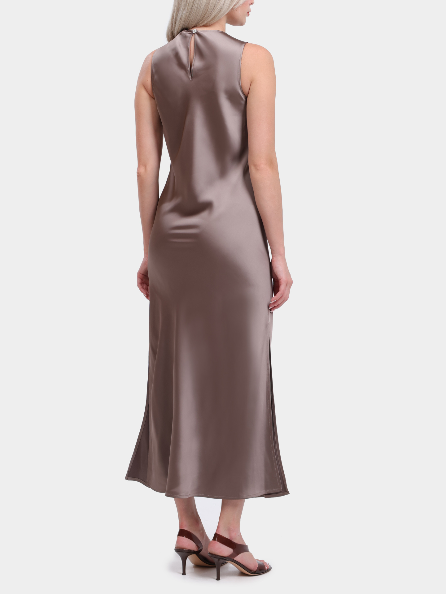 Платье Herno AB000037D 12506 2600 атласное женское — купить в интернет-магазине Verdistore