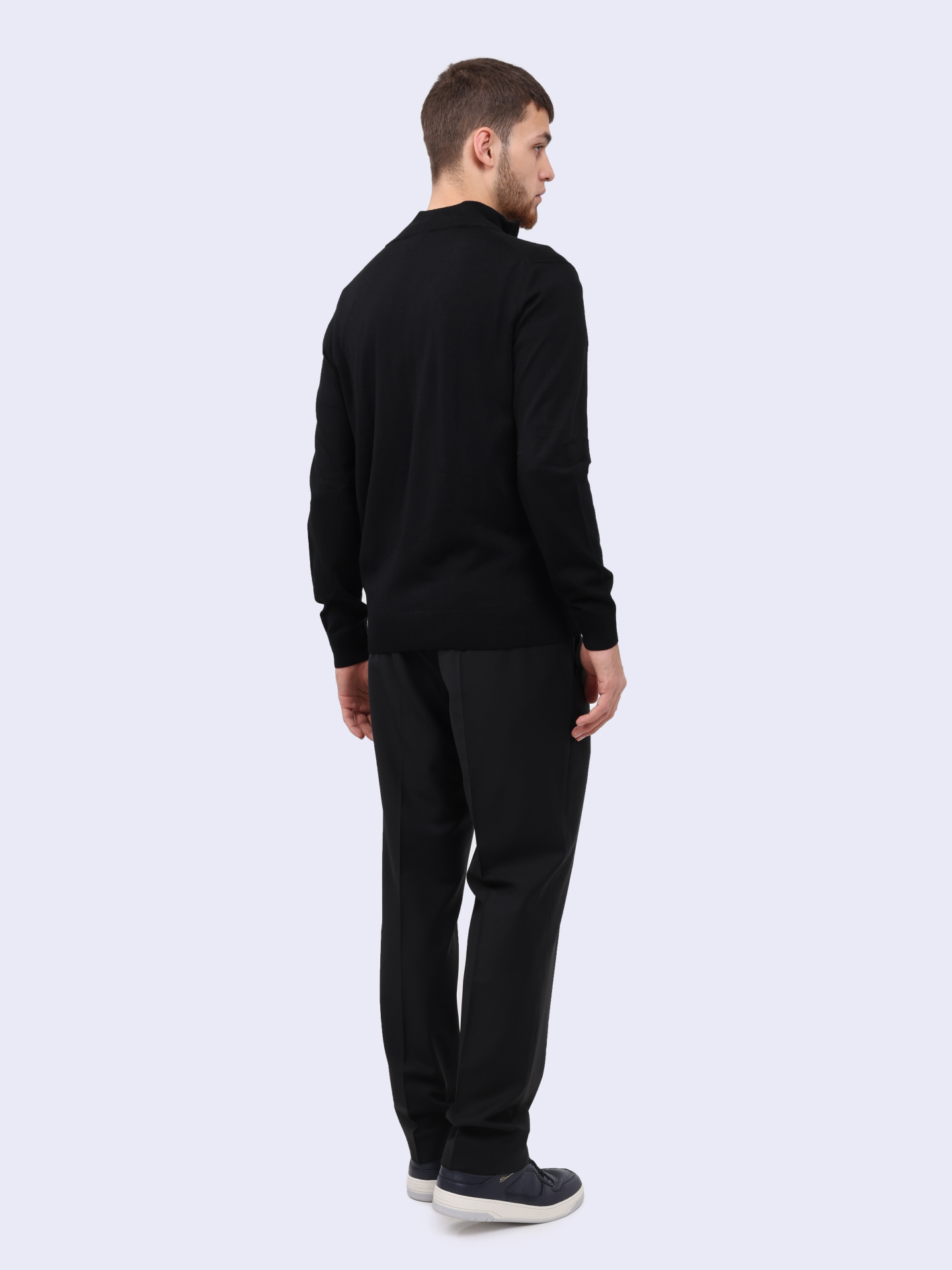 Кардиган из шерсти с воротником стойкой — купить в интернет-магазине Verdistore