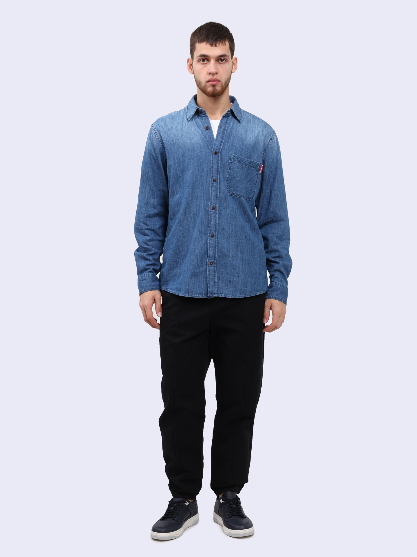 Рубашка Joop! 15 JJSH-140Hajo-W 10018603 401 джинсовая мужская — купить в интернет-магазине Verdistore