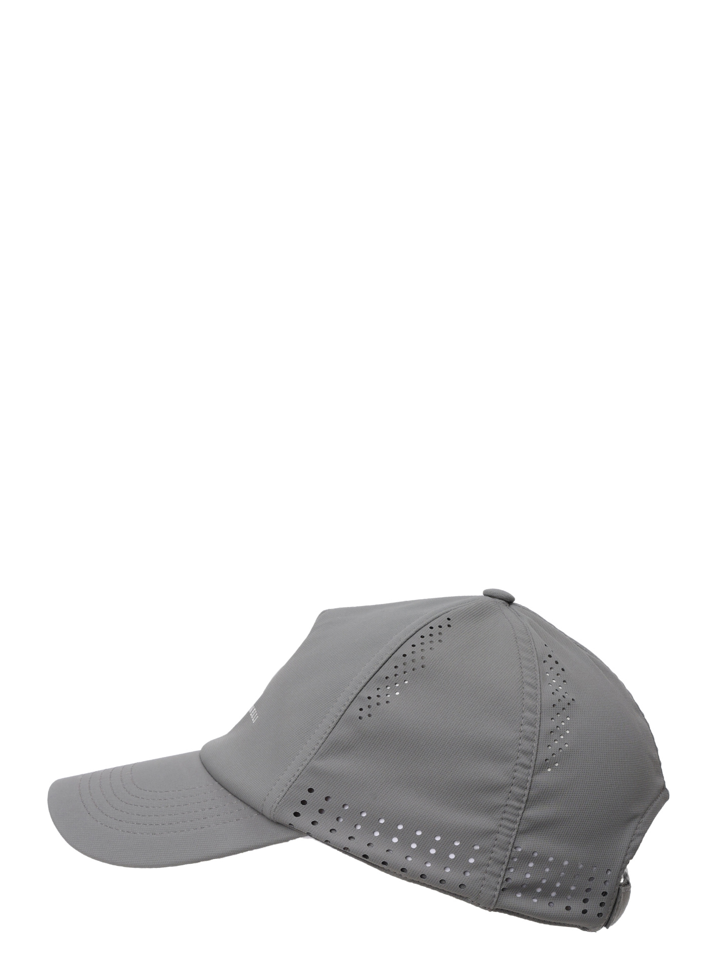 Бейсболка Brunello Cucinelli MCAP9910T CJJ59 серая мужская с перфорацией — купить в интернет-магазине Verdistore