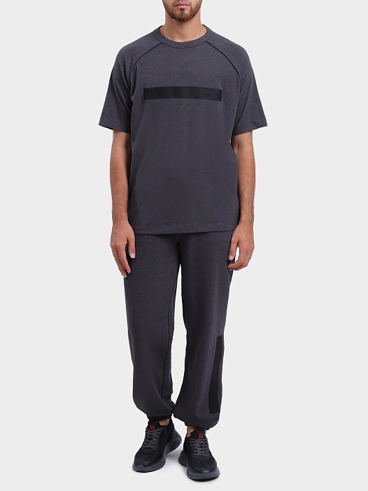 Брюки HUGO RED Dalipant 10279921 01 50563100 014 спортивные серые мужские  — купить в интернет-магазине Verdistore