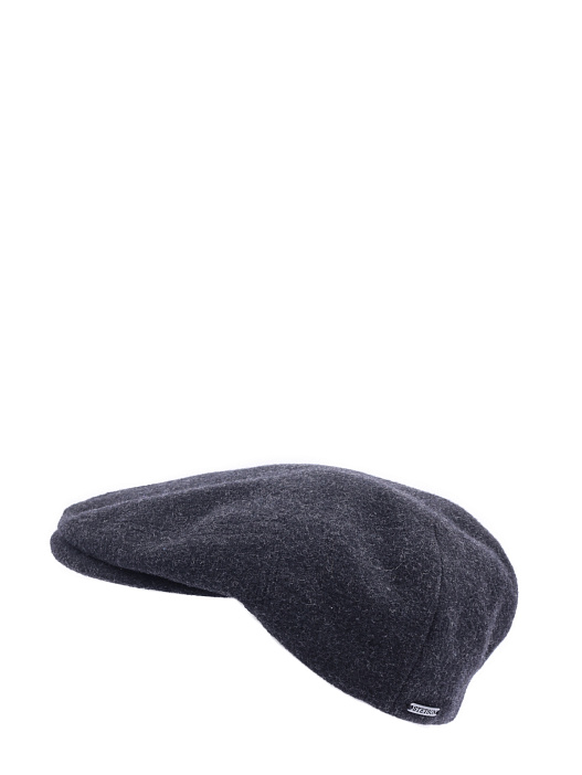 Кепка из шерсти черая с изогнутым козырьком — купить в интернет-магазине Verdistore