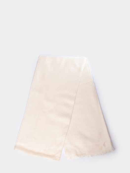 Шарф Marella MLAPAPILLA 001 женский бежевый с монограммой — купить в интернет-магазине Verdistore