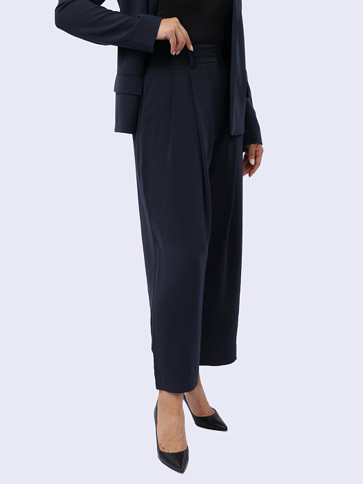 Брюки Armani Exchange 3DYP05 YN9JZ 1593 темно-синие женские — купить в интернет-магазине Verdistore