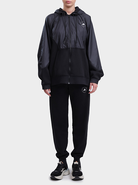 Джоггеры Adidas by Stella McCartney IW9852 BLACK хлопковые женские — купить в интернет-магазине Verdistore