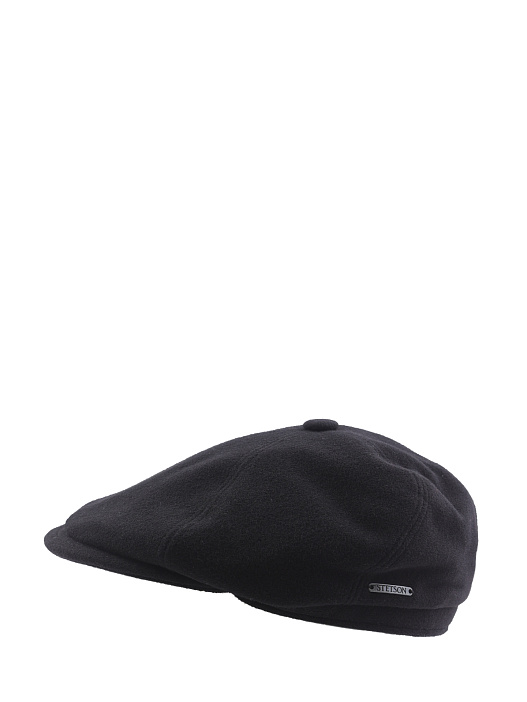 Кепка черная из мягкой ткани и с маленьким логотипом — купить в интернет-магазине Verdistore