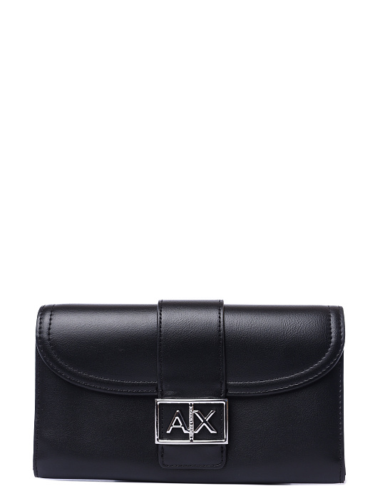 картинка Кошелек Armani Exchange 948484 4F788 00020 черный женский магазин Verdistore являющийся официальным дистрибьютором в России 