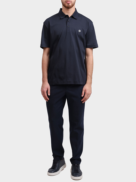 Брюки Boss 50551542 404 темно-синие мужские — купить в интернет-магазине Verdistore