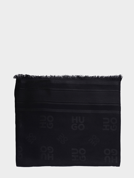 Платок Hugo 50517684 001 черный женский — купить в интернет-магазине Verdistore