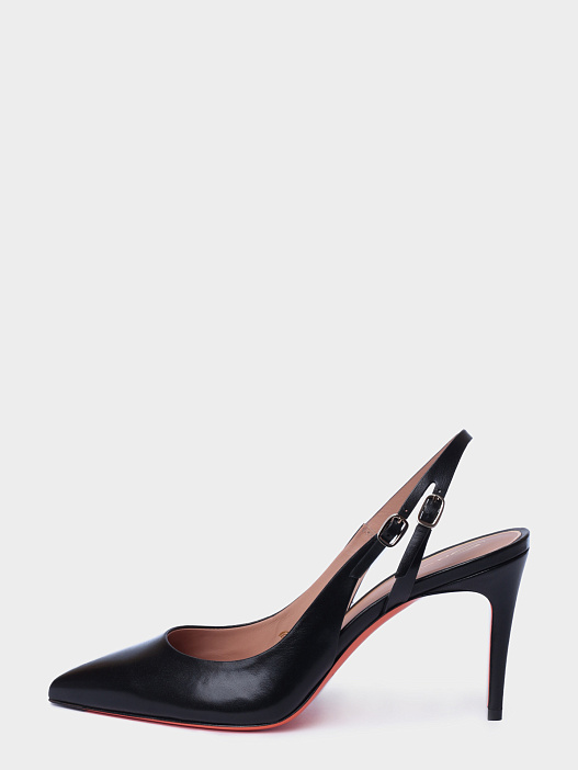 Туфли Santoni WDIG71269HI2NSZAN01 кожаные женские — купить в интернет-магазине Verdistore