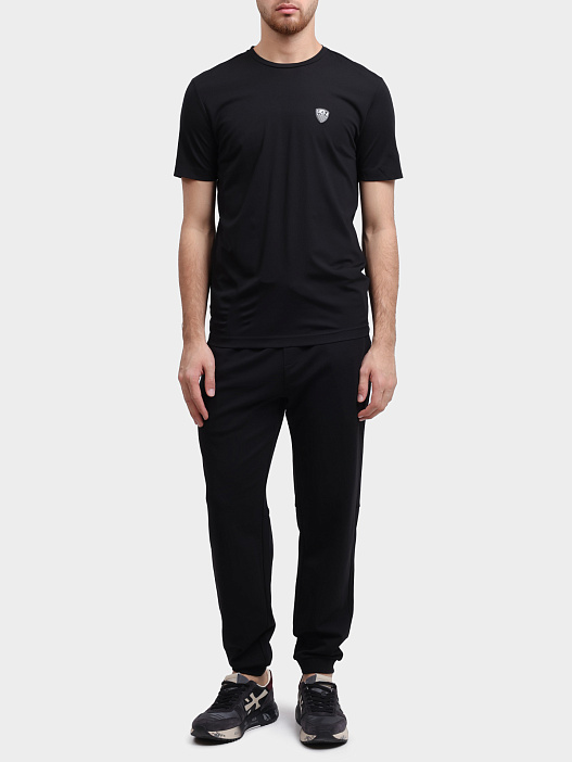 Футболка EA7 8NPT16 PJRGZ 1200 черная мужская — купить в интернет-магазине Verdistore