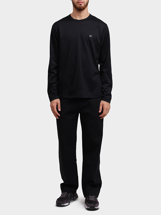 Лонгслив C.P. Company 19CMTS278A-006374G 999 хлопковый мужской — купить в интернет-магазине Verdistore