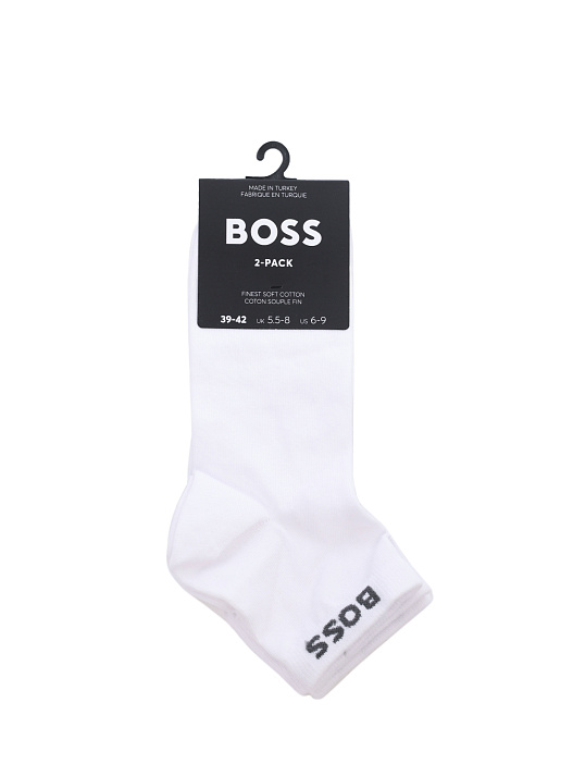 Носки Boss 50491208 100 белые мужские с логотипом — купить в интернет-магазине Verdistore
