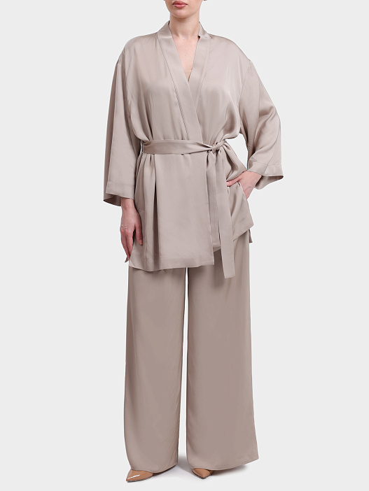 Брюки Peserico P04248 01930 147 бежевые женские из вискозы — купить в интернет-магазине Verdistore