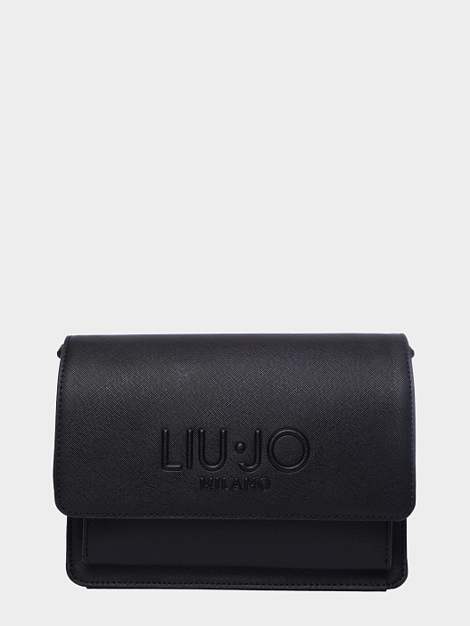 Сумка Liu-Jo AF5152 E0087 22222 черная женская с логотипом — купить в интернет-магазине Verdistore