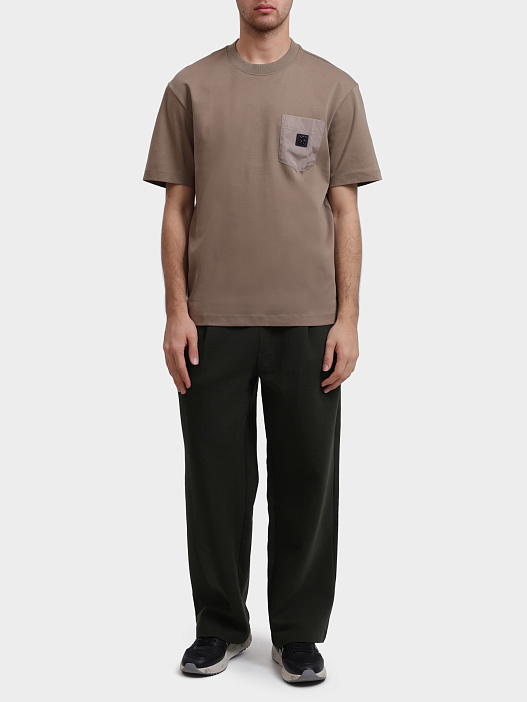 Футболка Hugo Dombiro 10261766 01 мужская с нагрудным карманом — купить в интернет-магазине Verdistore