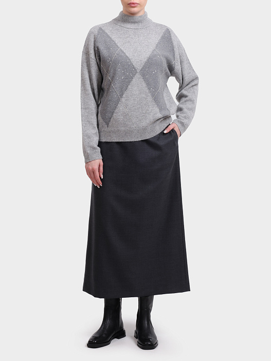 Юбка GN000094D 33453 9487 темно-серая женская  — купить в интернет-магазине Verdistore