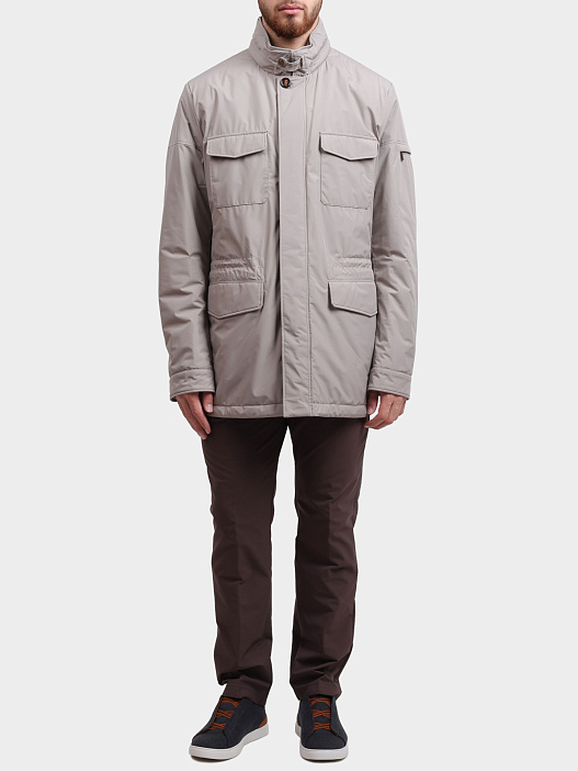 Куртка MooRER LEONARDO-STP MARMO бежевая мужская — купить в интернет-магазине Verdistore