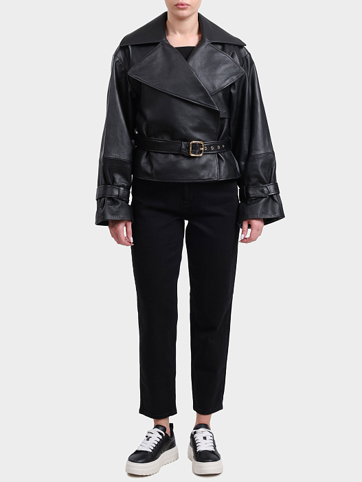 Куртка Hugo 50560068 001 кожаная женская — купить в интернет-магазине Verdistore