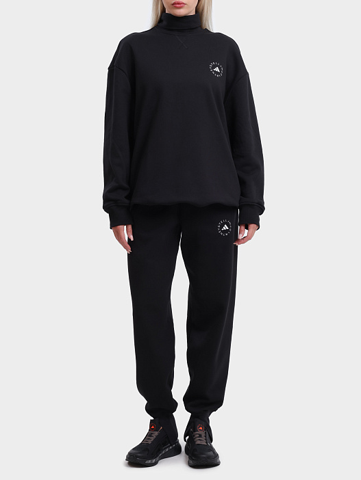 Джоггеры Adidas by Stella McCartney IW9852 BLACK хлопковые женские — купить в интернет-магазине Verdistore