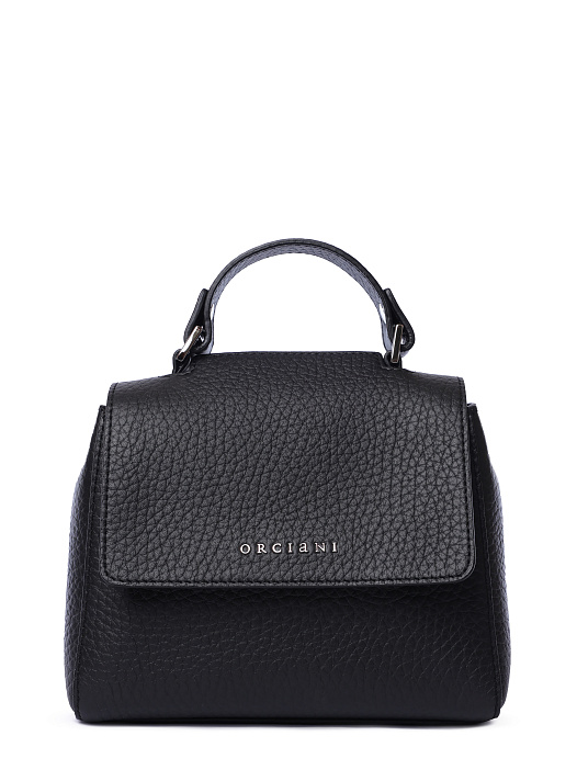 Сумка B02019 Sveva XS soft nero кожаная из телячьей кожи — купить в интернет-магазине Verdistore