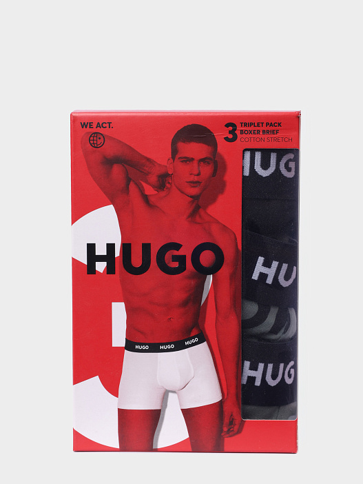 Трусы комплект Hugo 50532559 965 хлопковые мужские — купить в интернет-магазине Verdistore