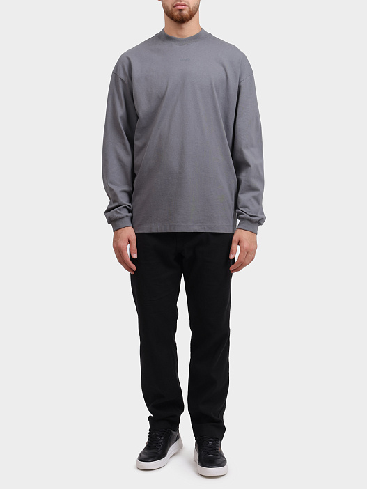 Лонгслив Hugo 50511029 086 серый мужской — купить в интернет-магазине Verdistore