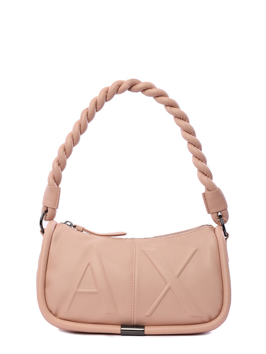 Сумка Armani Exchange 942919 3R781 10550 бежевая женская с плетёной ручкой — купить в интернет-магазине Verdistore