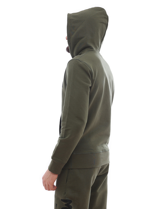 Толстовка Alexander McQueen 688715 QSZ81 0904 хаки мужская — купить в интернет-магазине Verdistore