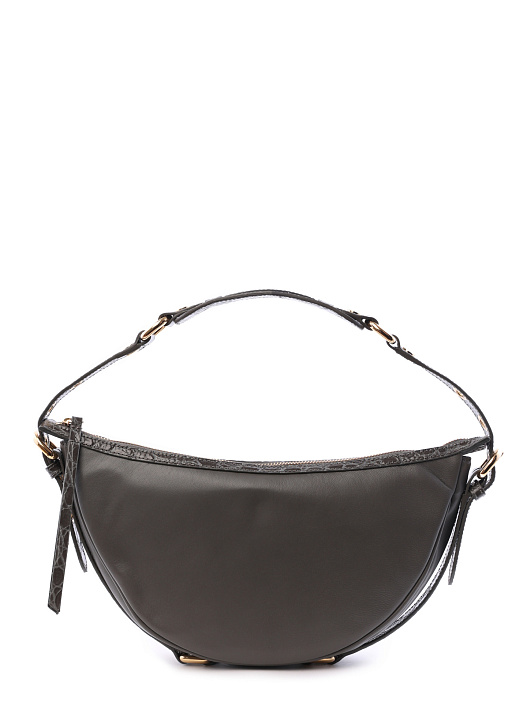 Сумка By Far 22PFGIBSCEMCRNLMED серая женская из кожи — купить в интернет-магазине Verdistore