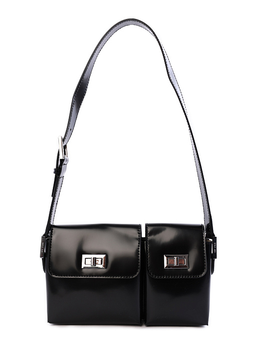 Сумка By Far 21FWBABYBOBLWSMA черная женская из кожи — купить в интернет-магазине Verdistore