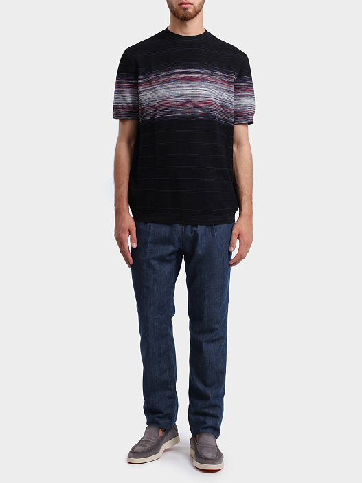 Джемпер MISSONI US25SL06 BK044K S91NC хлопковый мужской — купить в интернет-магазине Verdistore