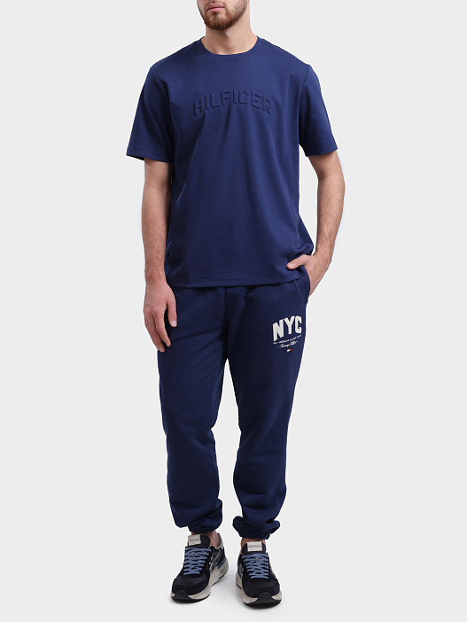 Брюки Tommy Hilfiger MW0MW39688 мужские с логотипом — купить в интернет-магазине Verdistore