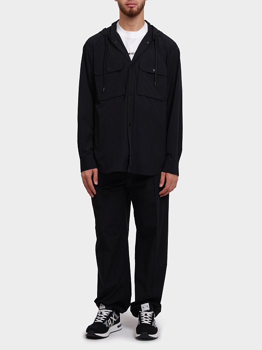 Куртка Armani Exchange XM000415 AF10357 черная мужская на кнопках — купить в интернет-магазине Verdistore