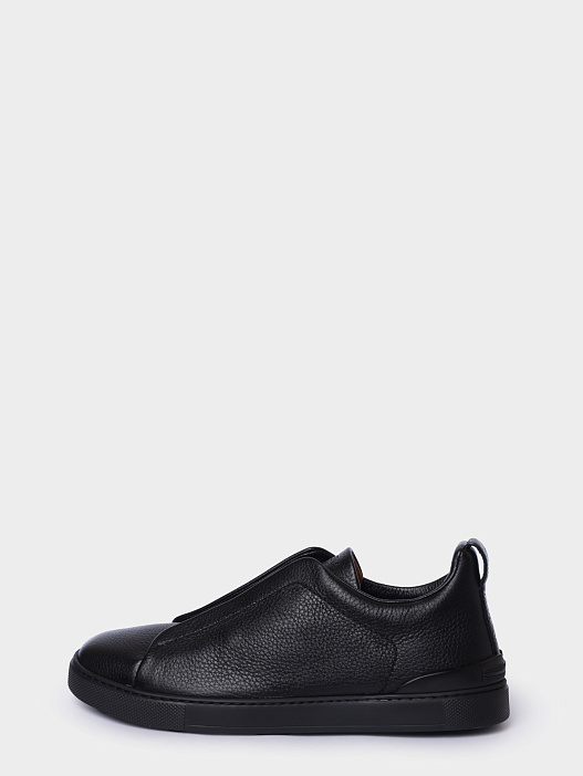 Кеды Zegna LHCVO S4667Z NEE кожаные мужские — купить в интернет-магазине Verdistore