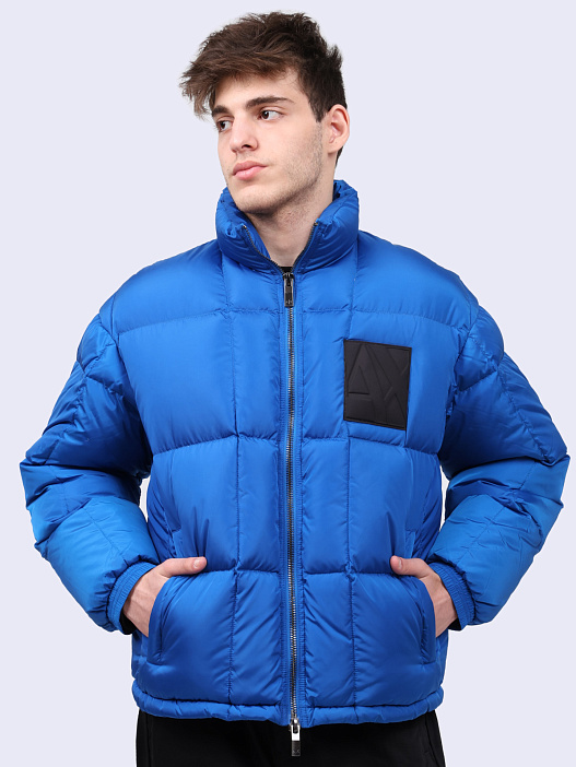картинка Куртка Armani Exchange 6DZB21 ZN4XZ 15DS синяя мужская магазин Verdistore являющийся официальным дистрибьютором в России 