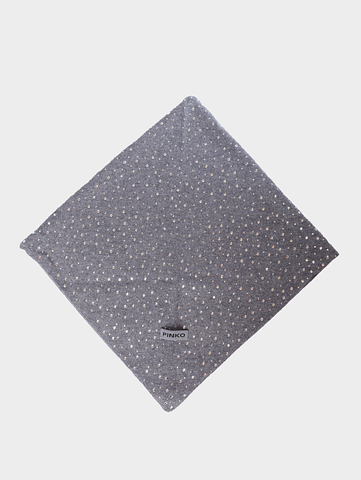 Платок Pinko 106001 A2Z8 I12 шерстяной женский со стразами — купить в интернет-магазине Verdistore