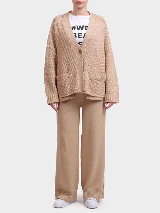 Брюки Armani Exchange XW000769 AF13774 U1051 бежевые женские — купить в интернет-магазине Verdistore