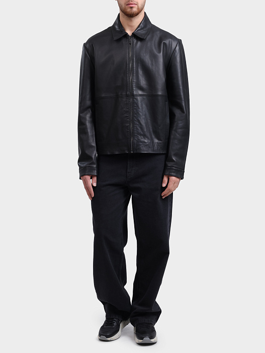 Куртка Calvin Klein K10K113014 BEH кожаная мужская — купить в интернет-магазине Verdistore