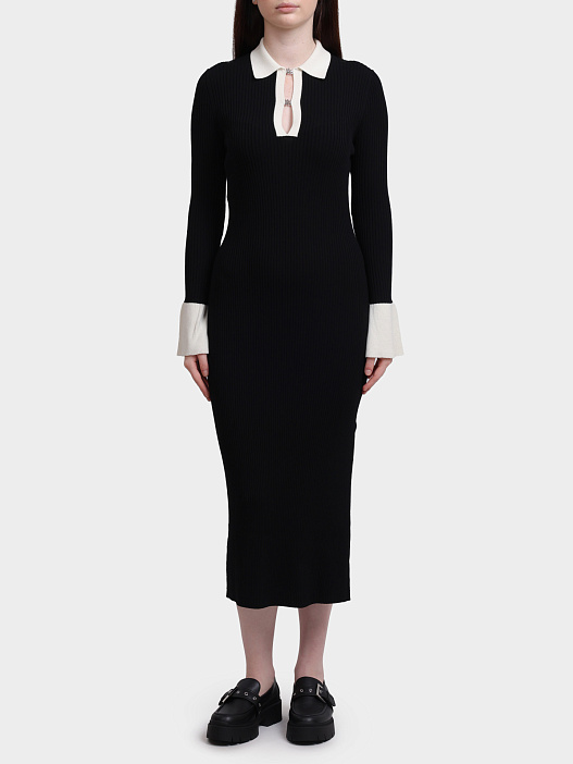 Платье Hugo 50542620 001 черное женское — купить в интернет-магазине Verdistore