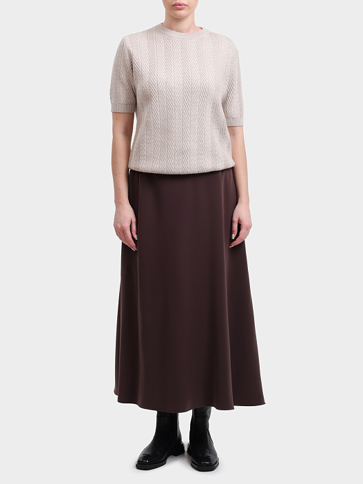 Юбка GN000093D 12755 8800 темно-коричневая женская — купить в интернет-магазине Verdistore
