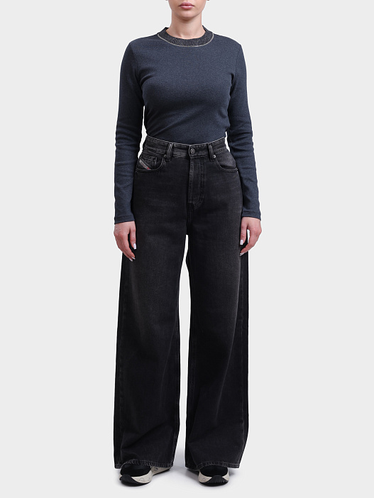 Джинсы Diesel A0692509J9602 темно-серые женские хлопковые — купить в интернет-магазине Verdistore