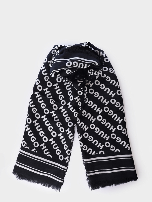 Платок Hugo 50517680 001 черный женский — купить в интернет-магазине Verdistore