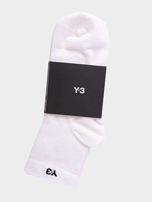 Носки Y-3 JP1150 белые женские с логотипом — купить в интернет-магазине Verdistore