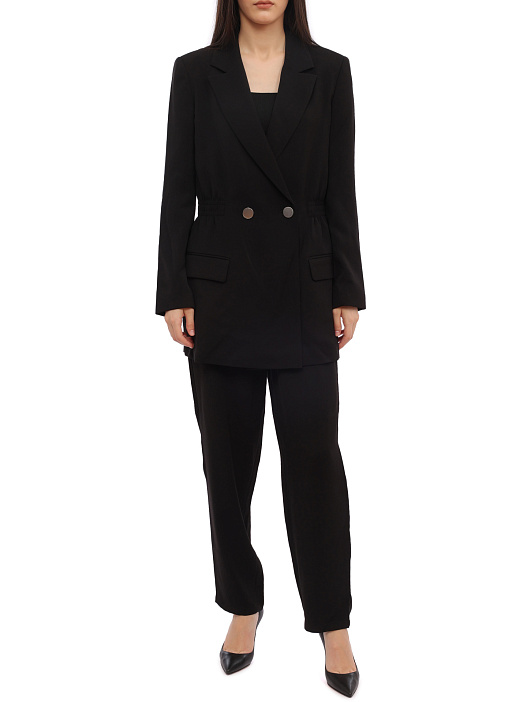 Брюки Armani Exchange 6RYP11 YN7NZ 1200 черные женские на резинке — купить в интернет-магазине Verdistore